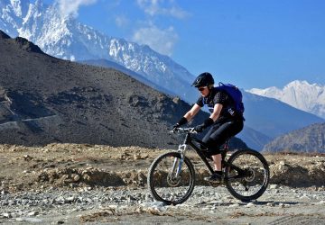 Mountain bike in Nepal